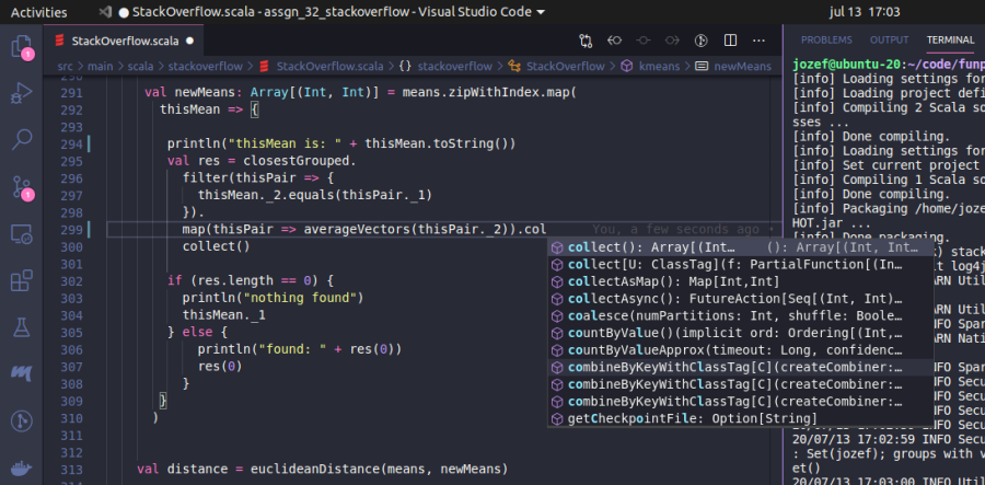 Editing Scala in VS Code